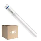 Fordelspakke 10x Philips Master LED Lysrør T8 (EM/Mains) High Output T8 11.3W 2100lm - 840 Kold Hvid | 120cm - Erstatter 36W