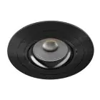 Noxion Forsænket Spot Logic MR16 Vipbar Skinnende Sort | 92mm - Udsnit 80mm - IP20 - Inkl. GU10 Sokkel