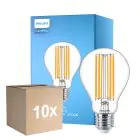 Fordelspakke 10x Philips Corepro LED Pære E27 Pære klar 13W 2000lm - 827 ekstra varm hvid | erstatter 120W