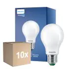 Fordelspakke 10x Philips MASTER LED Pære Ultra Efficient E27 Pære matt 7.3W 1535lm - 830 varm hvid | erstatter 100W