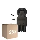Fordelspakke 25x Noxion GST - Kompatibel Forbindelsesstykke - Han - 3 pole