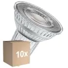 Fordelspakke 10x Ledvance LED Spot GU10 PAR16 6.1W 575lm 60D - 930 Varm Hvid | Bedste Farvegengivelse - Dæmpbar - Erstatter 80W