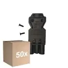 Fordelspakke 50x Noxion GST - Kompatibel Forbindelsesstykke - Han - 3 pole