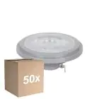 Fordelspakke 50x Noxion LED Spot G53 AR111 7.4W 450lm 24D - 930 Varm Hvid | Bedste Farvegengivelse - Dæmpbar - Erstatter 50W
