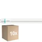 Fordelspakke 10x Philips LED Lysrør T8 MASTER Value (EM/Mains) High Output 19.3/23W 2900/3400lm - 830 Varm Hvid | 150cm - Lumen Kontakt - Erstatter 58W
