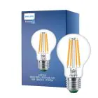 Philips MASTER LED Pære Ultra Efficient E27 Pære klar 4W 840lm - 827 ekstra varm hvid | erstatter 60W