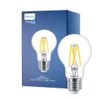 Philips Master LED E27 Pære Filament Klar 3.4W 470lm - 922-927 Dim To Warm | Bedste Farvegengivelse - Dæmpbar - Erstatter 40W