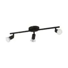 Eglo Loftlampe Buzz-LED Stål Sort 3x2.8W 3x250lm - 830 Varm Hvid | IP20 - Inkl. 3x GU10