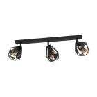 Eglo Loftlampe Carlton 7 Stål Sort Kobber | IP20 - Egnet til 3x E27 