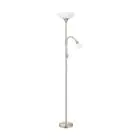 Eglo Gulvlampe Up 2 Stål Satin Nikkel | IP20 - Egnet til 1x E27 