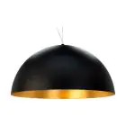 Eglo Pendel Lampe Gaeta 1 Stål Sort Guld | IP20 - Egnet til 1x E27 