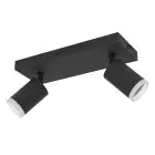 Eglo Connect.Z Smart Loft Spot Melitello-Z Stål Sort 7.4W 1100lm - 827-865 Justerbar Hvid + RGB | Dæmpbar