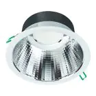 Philips LED downlight Coreline DN142B Aluminium Hvid 11W 1200lm 60D - 830 varm hvid | Udsnit 155mm - IP54 - UGR