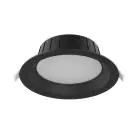 Noxion LED Downlight Hera Medium Forsænket Sort 15W 1500lm 80D - 827-830-840 CCT | 176mm - Udsnit 150mm
