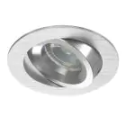 Noxion Forsænket Spot Drome MR16 Vipbar Aluminium | Udsnit 69mm - GU10 sokkel