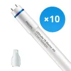 Fordelspakke 10x Philips LED Lysrør T8 MASTER (EM/Mains) High Output 12.5W 2000lm - 830 varm hvid | 120cm - erstatter 36W