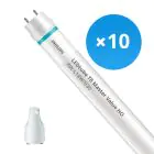 Fordelspakke 10x Philips LED Lysrør T8 MASTER Value (EM/Mains) High Output 8W 1000lm - 830 varm hvid | 60cm - erstatter 18W